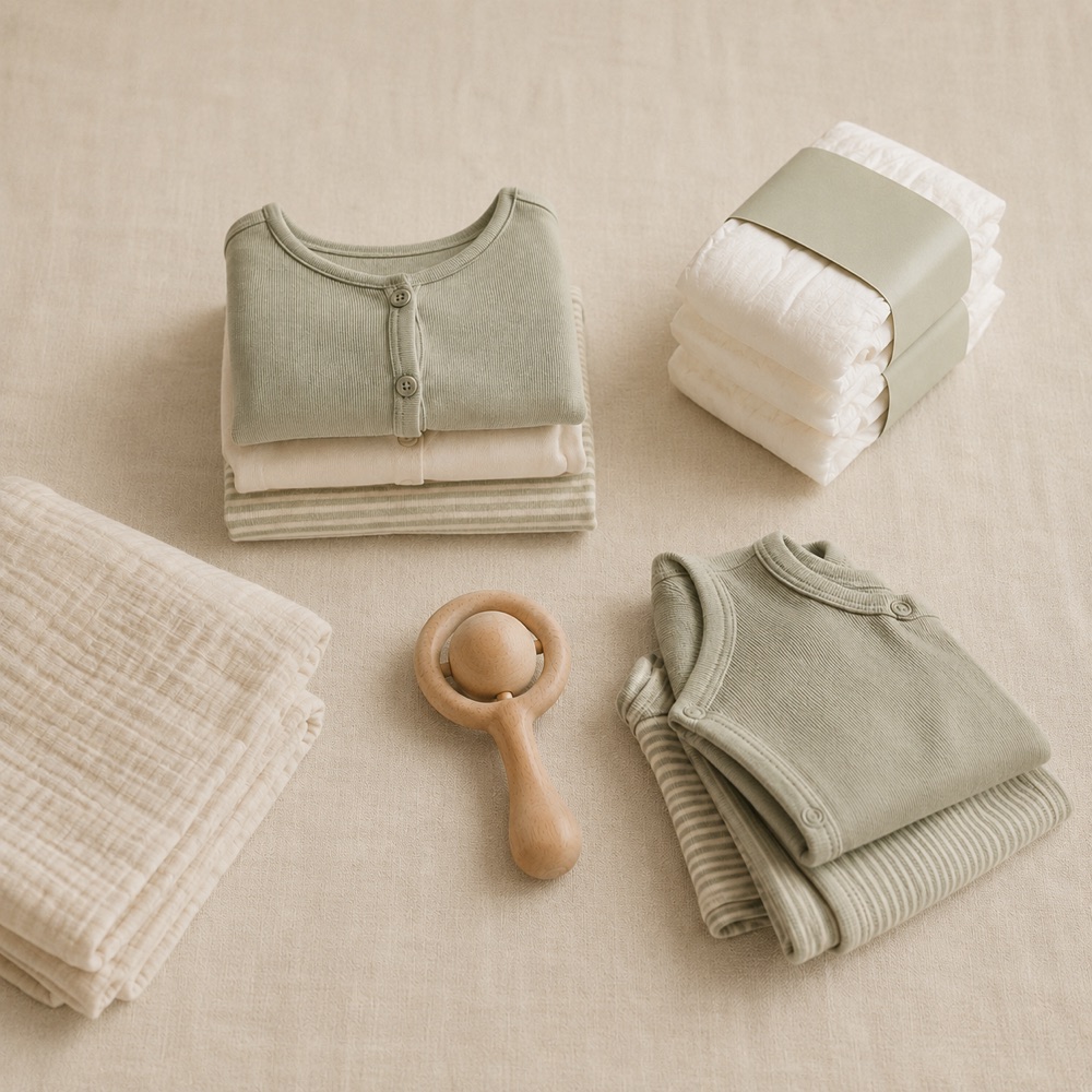 Baby clothing and essentials